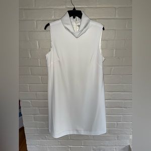 Classic white cocktail or party dress